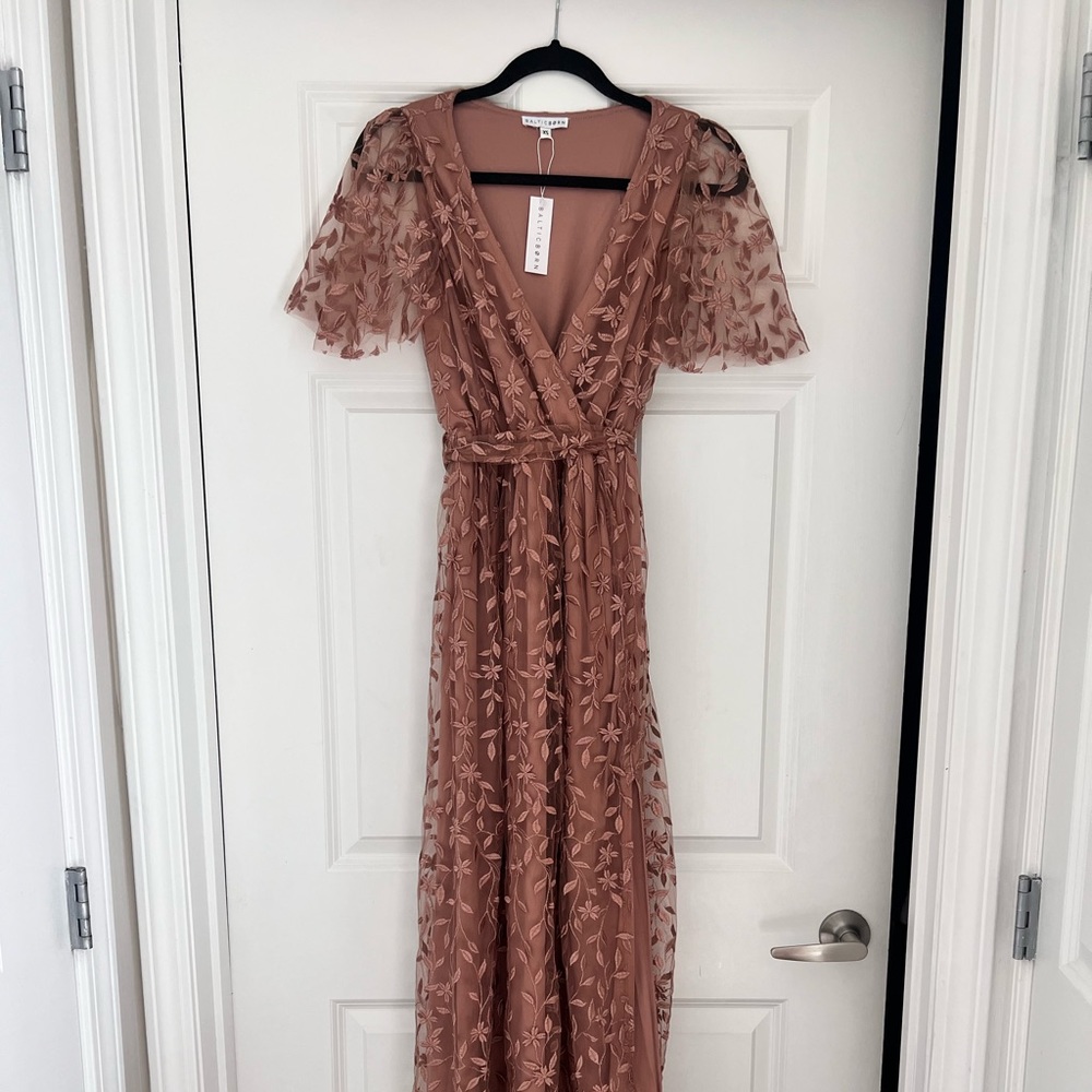 Baltic Born Marseille Dress Nude Rose XS